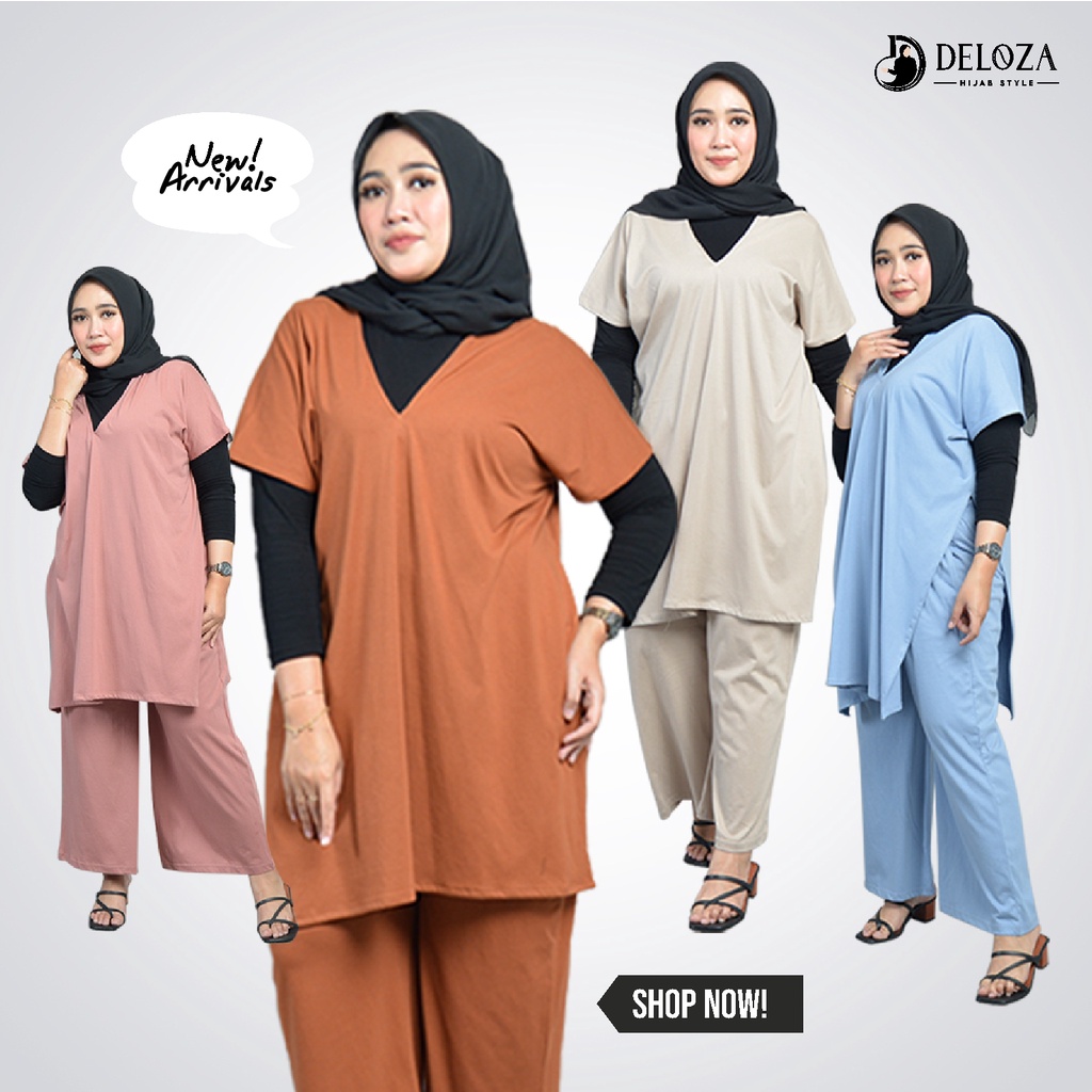 Luna Long Square Top Nagita Atasan Blouse Wanita Terbaru