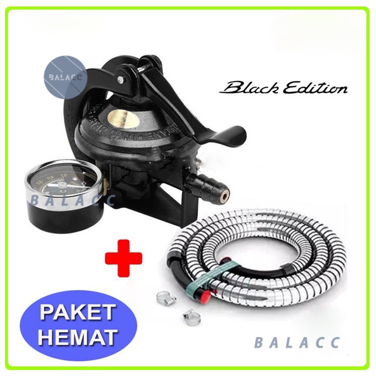 REGULATOR GAS STARCAM METER + SELANG GAS FLEX 1,8M 1.8 METER PAKET