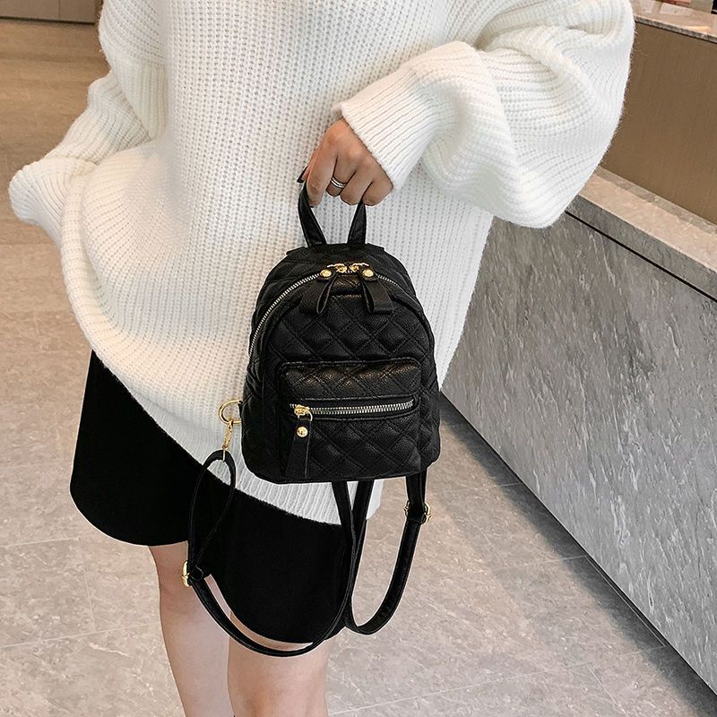 ■◘Seraser Mini Ransel Wanita 2022 Fashion Baru Gaya Barat All-Match Belah Ketupat Messenger Bag All-Match Tas Tangan Nilai Tinggi