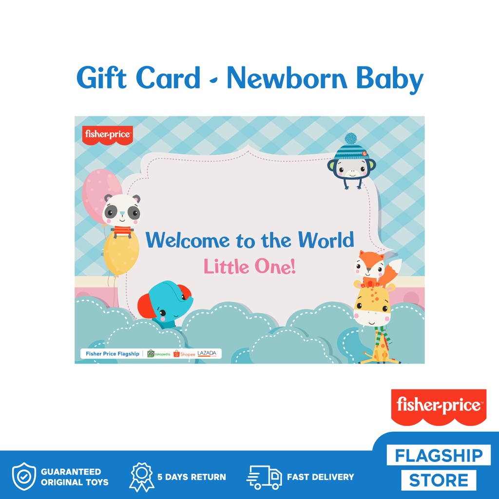 Gift Card New Born Baby (no custom)