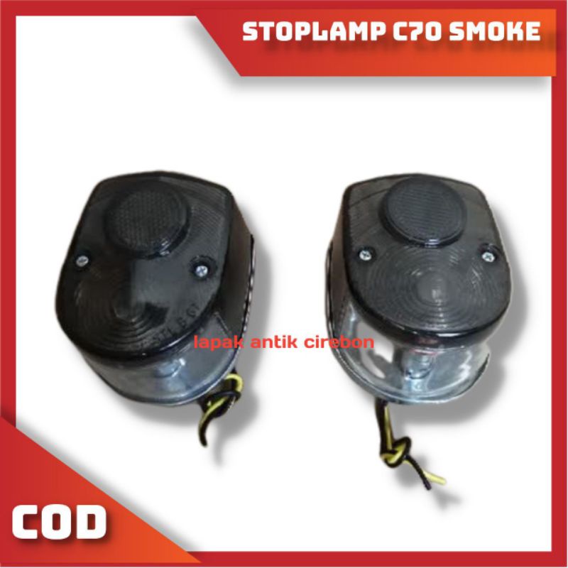 lampu belakang stoplamp stopan honda c70 XL125 E smoke bohlam led