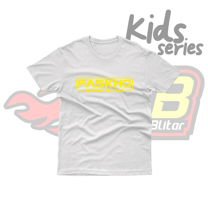 Kaos Distro Anak Faskho 1-12 Tahun Katun Combed Unofficial