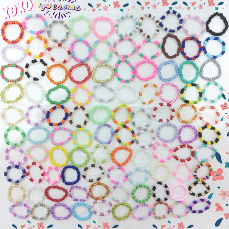 cincin manik | ring beads | PART 1 | cincin manik-manik | beads ring