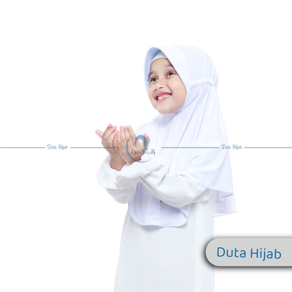 Jilbab Serut Anak Jersey | Jilbab Serut Anak Sekolah Jersey Premium (SD)