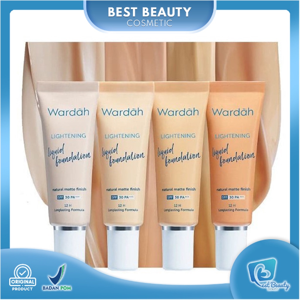 ★ BB ★ WARDAH Lightening Liquid Foundation 25 ml | Concealer Lightening 7 gr