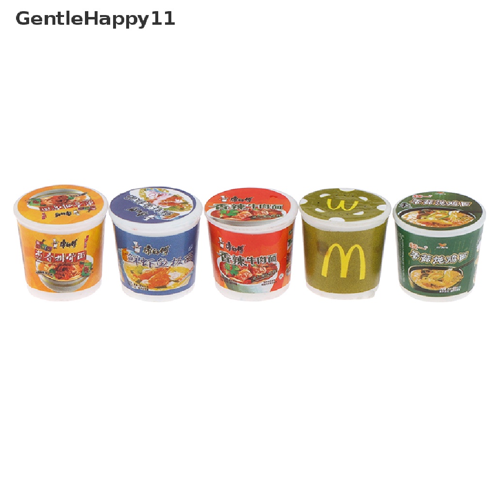 Gentlehappy 5pcs Miniatur Mie Instan Untuk Dekorasi Rumah Boneka