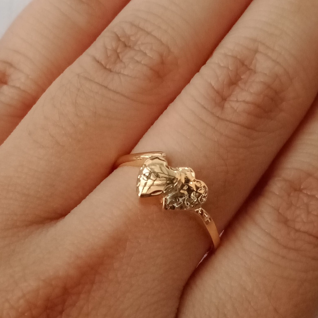 Cincin emas 17K - 1.7 gr kadar 750 - 3908