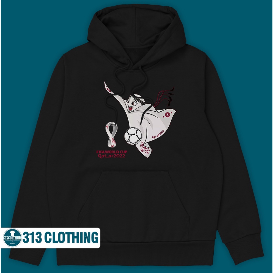 Jaket Hoodie Laeeb Mascot Qatar Hoodie Sweater Fifa World Cup 2022 Mascot Laeb