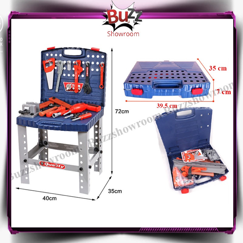 Tools Set  Besar toys mainan alat perkakas tukang tukangan Super Tool