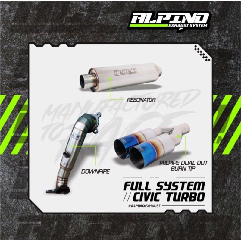 FULLSYSTEM CIVIC TURBO RS HATCHBACK ALPINO