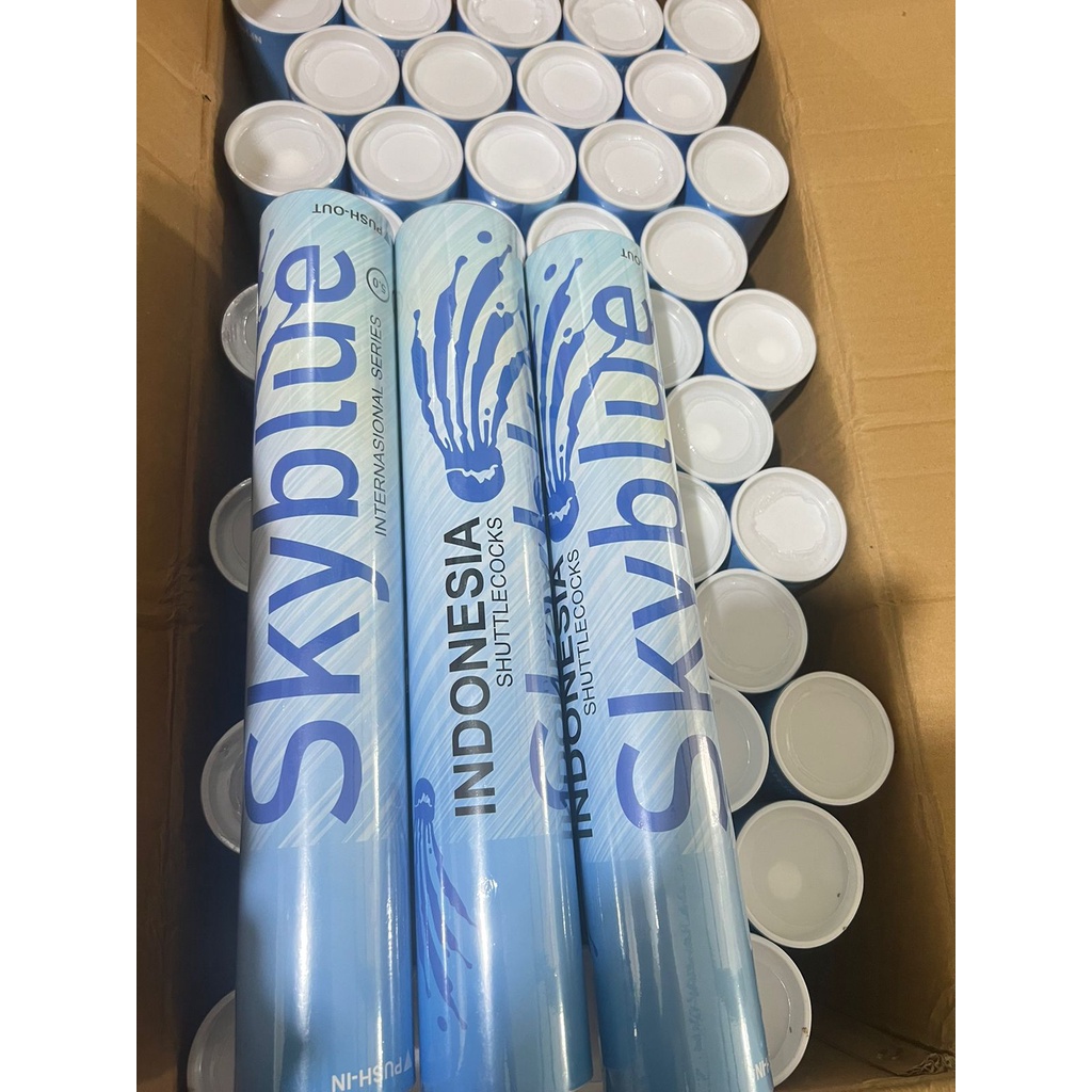 Shuttlecock bola badminton impor SKY BLUE good quality internasional