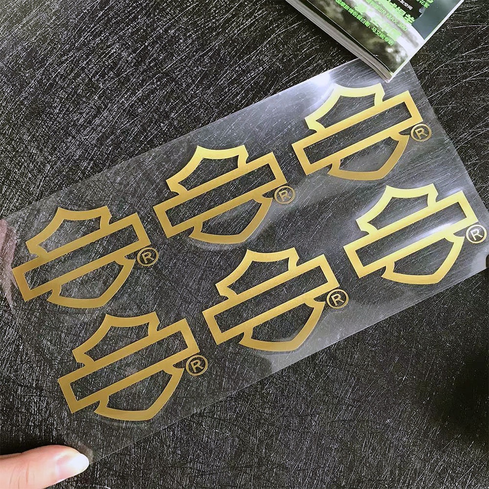Harley-Davidson 883 Stiker Reflektif Sepeda Motor Lencana Lambang Kerangka Gaya Retro Tangki Bahan Bakar Helm Tangki Bahan Bakar Dekal Modifikasi Tubuh