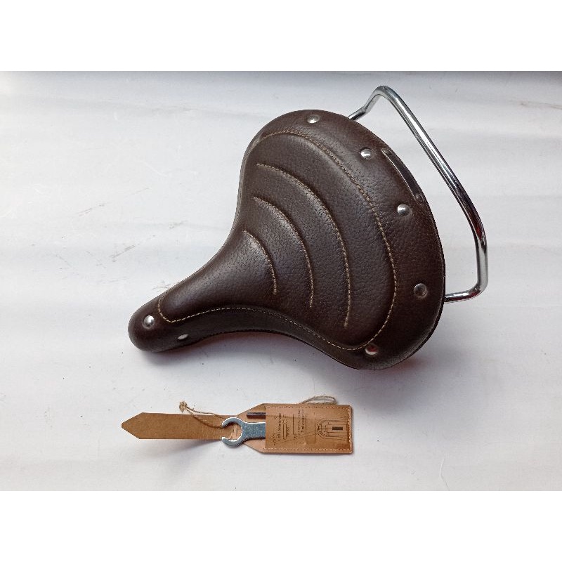 sadel kulit per krucut import cocok sepeda onthel cruiser dll