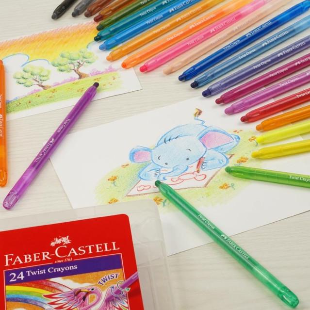 

Twist Crayon Faber Castell isi 24