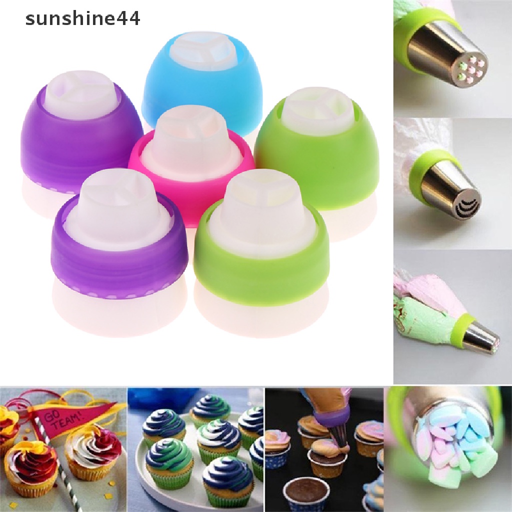 Sunshine Spuit Piping Icing 3 Lubang 3 Warna Untuk Dekorasi Kue