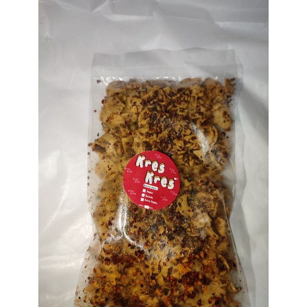 

Basreng Pedas Cabe Merah kres-kres 1/4kg.