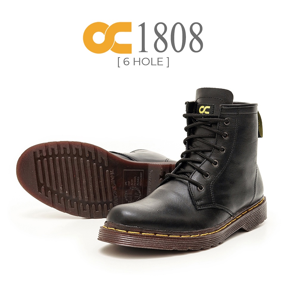 SEPATU DOKMAR 6 HOLE KULIT ORIGINAL / ODON CIBADUYUT OC-1808