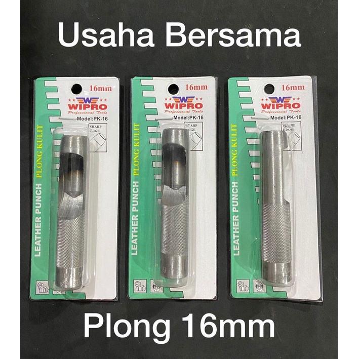 

Plong Kulit 16 mm WIPRO Alat Pembolong Gasket Kulit 16mm Punch Leather