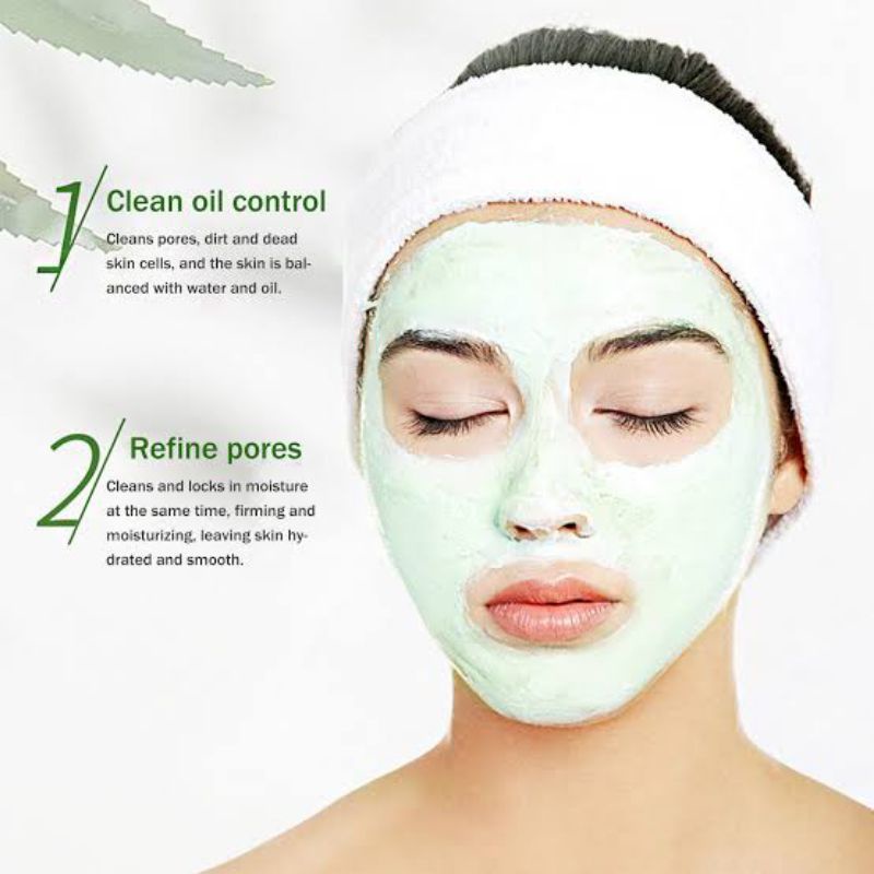 MEIDIAN Original Green Tea Cooling Cleansing Mud Mask Masker Lumpur Teh Hijau