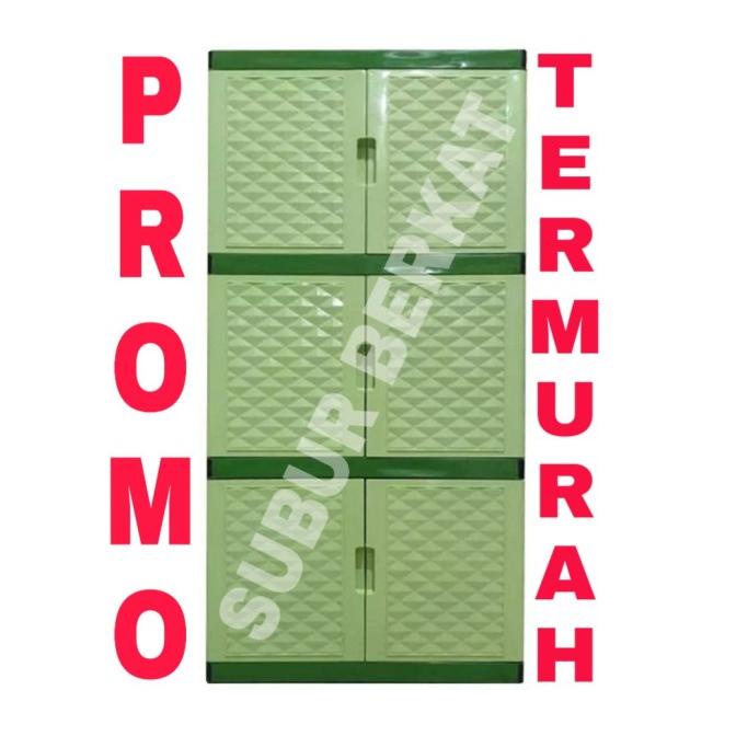 

Lemari plastik mini tabitha susun 3 stock ready