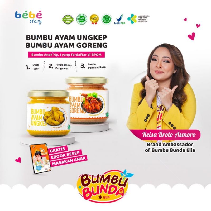 

BUMBU BUNDA ELIA BUMBU AYAM UNGKEP NON MSG & PENGAWET
