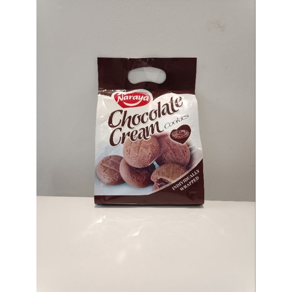 

COOKIES CHOCOLATE CREAM NARAYA | KUKIS ISI KRIM COKELAT 280 gram.