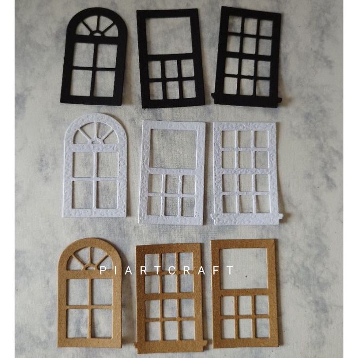 

Frame Window Jendela (4) - Dies cut / cut dies DIY Scrapbook / Journal / Diary /BuJo