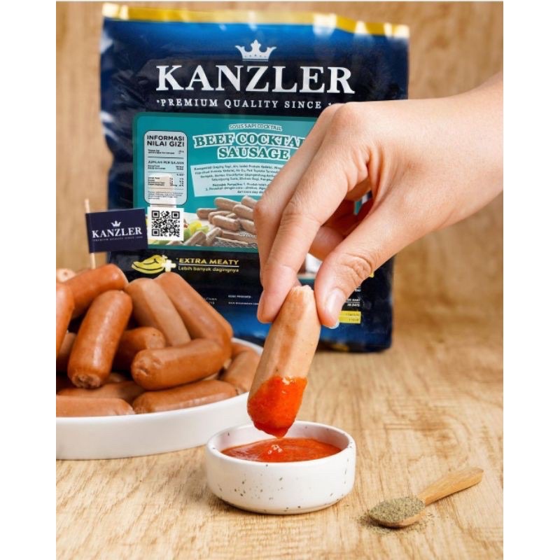 

Kanzler Sosis Beef Cocktail 500g