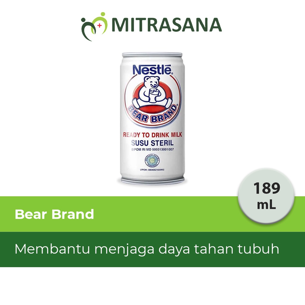 

Susu Beruang Bearbrand Milk 189ml - Membantu Memelihara Kesehatan Tubuh dan Kulit