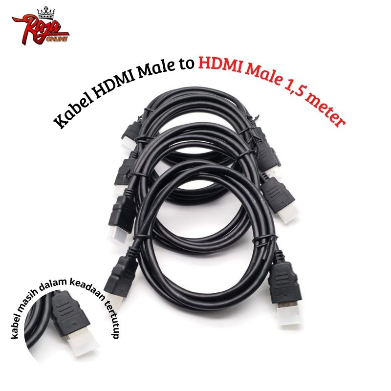 HD01- Kabel HDMI Jaring 1,5 M - HDMI To HDMI Serat 1,5 M