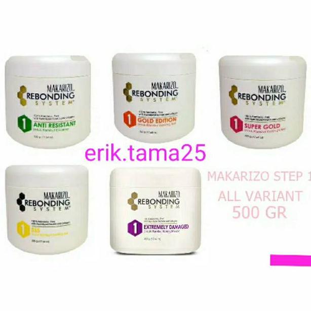 PRODUK- REBONDING MAKARIZO 500 GRAM / REBONDING RAMBUT / REBONDING SALON .