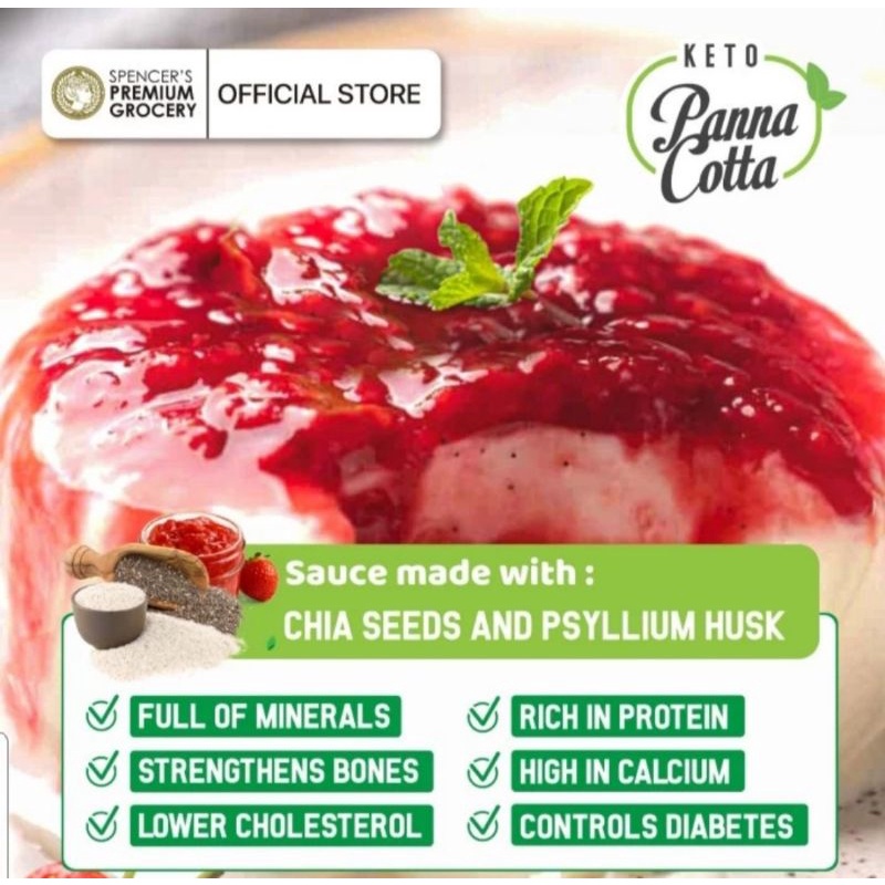 

Pannacotta (sweetened with stevia)
