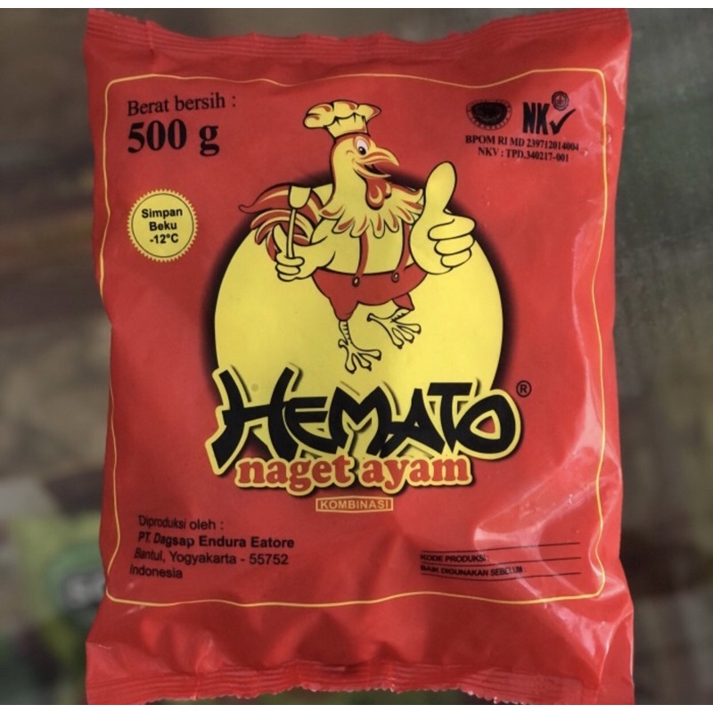 

Hemato Naget Ayam / Nugget Ayam 500gr