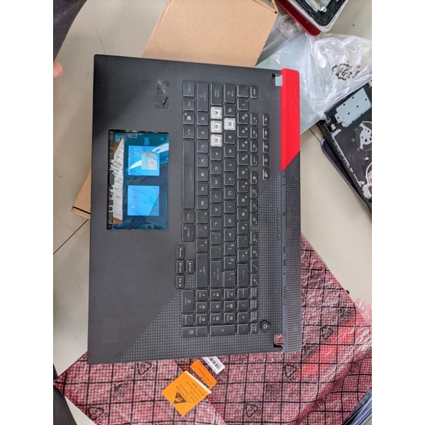 Frame + keyboard ROG Strix G17 G713 100℅ Original cabutan