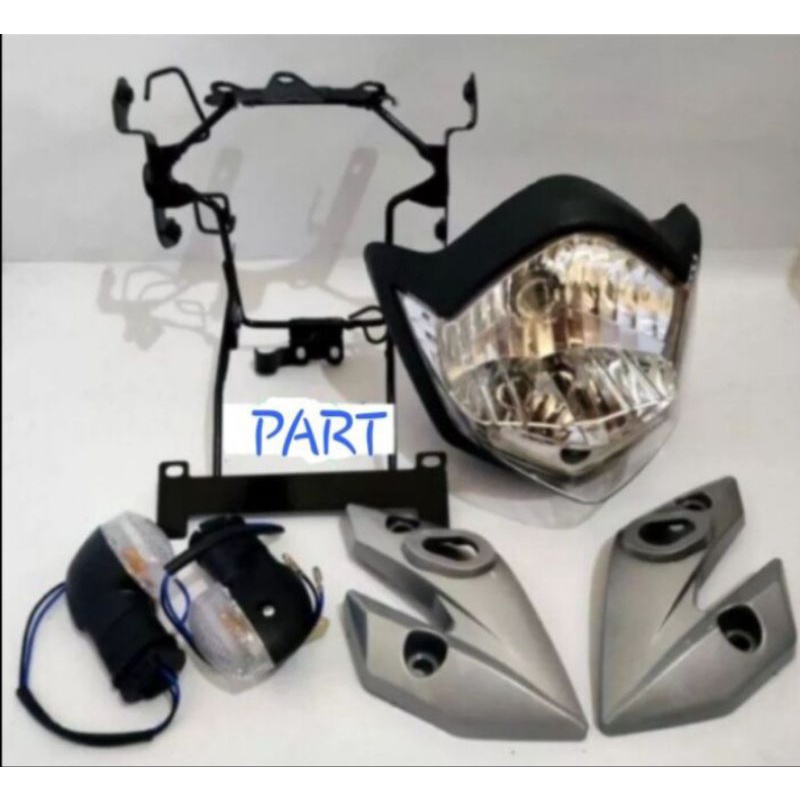 Paket Batok Kepala Lampu Depan Vixion Old Paket Hemat Lampu Depan Vixion Old Breket Lampu Vixion Old