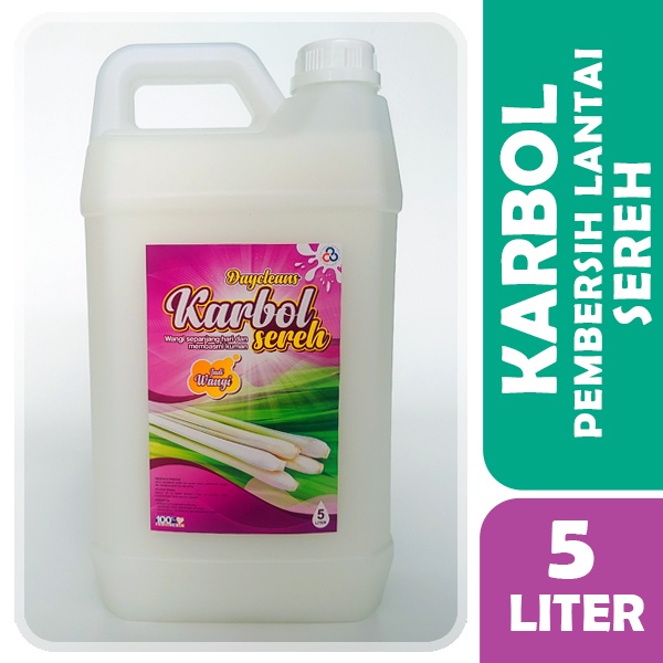 Jual Karbol Sereh 5l Pembersih Lantai Disinfektan Anti Serangga