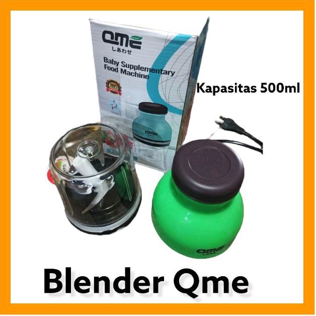 Blender Qme Penggiling Sayur Buah Meat Chooper Kapsul Mini
