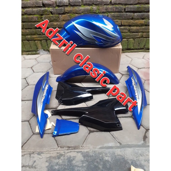 PAKET TANGKI MEGAPRO NEW PRIMUS THN 2008 2009 WARNA BIRU