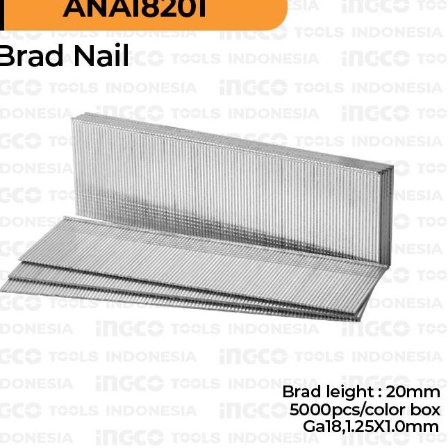 

Brad Nail (F20) INGCO ANA18201 Refill Isi Nailer Paku Tembak T F 20 mm