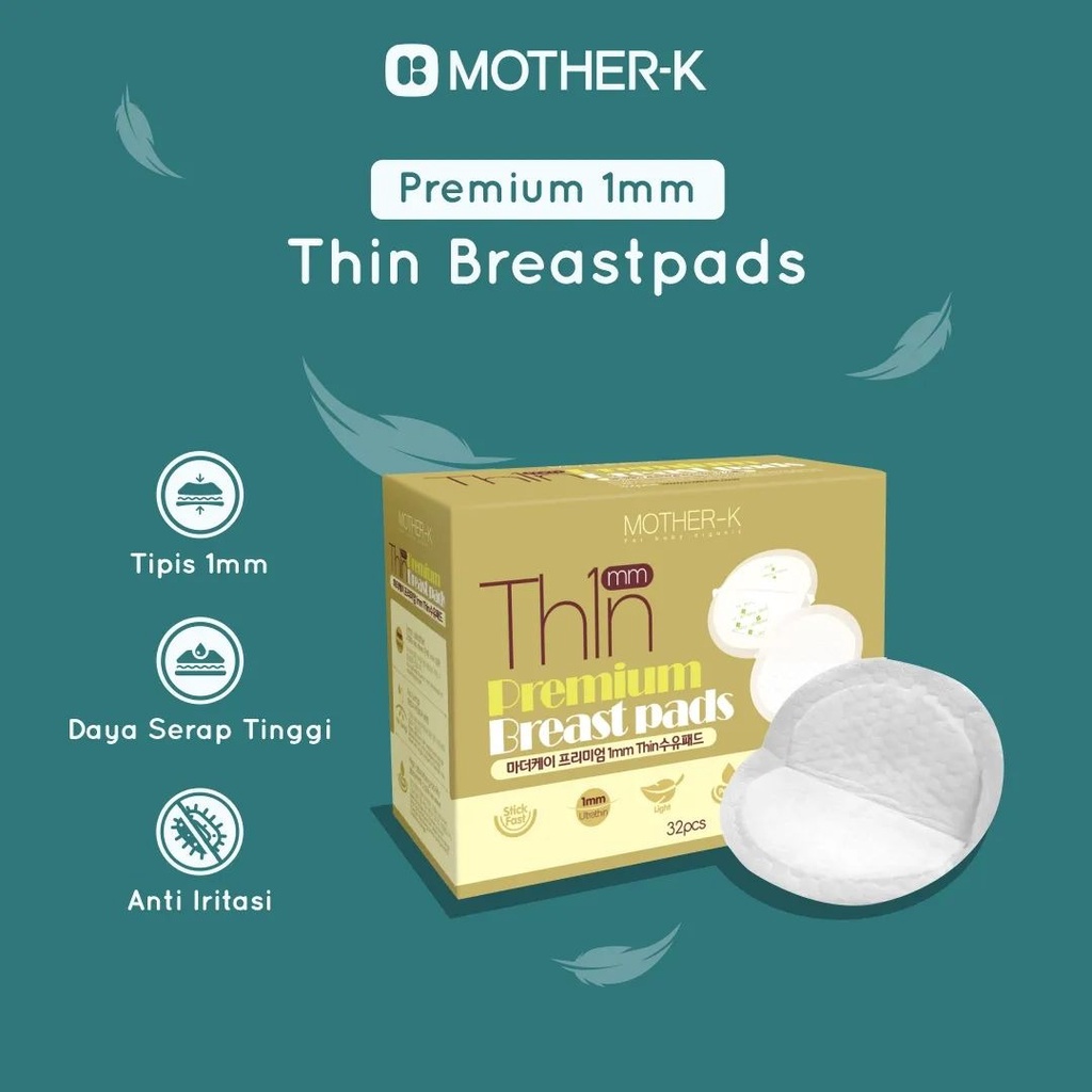 Mother-K Premium 1mm Thin Breastpad | Bantalan Pembalut Payudara