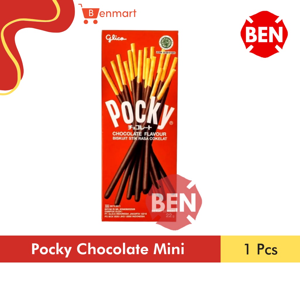 

Pocky Chocolate Flavour 22g 22gr 22 g gr- Biskuit Stik Cokelat Coklat