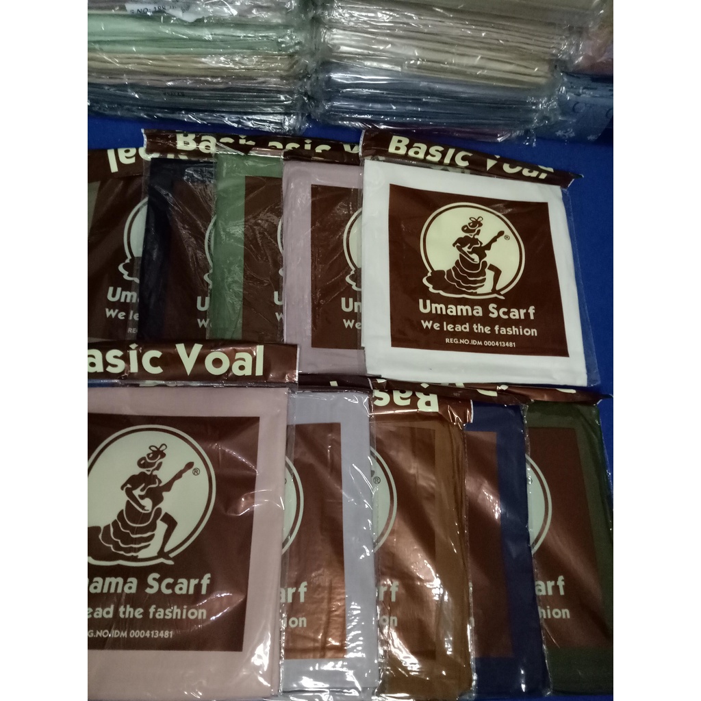 Umama Scarf - Segi Empat Basic Voal / Segi Empat Voal Polos / Umama Basic Voal - Part 6