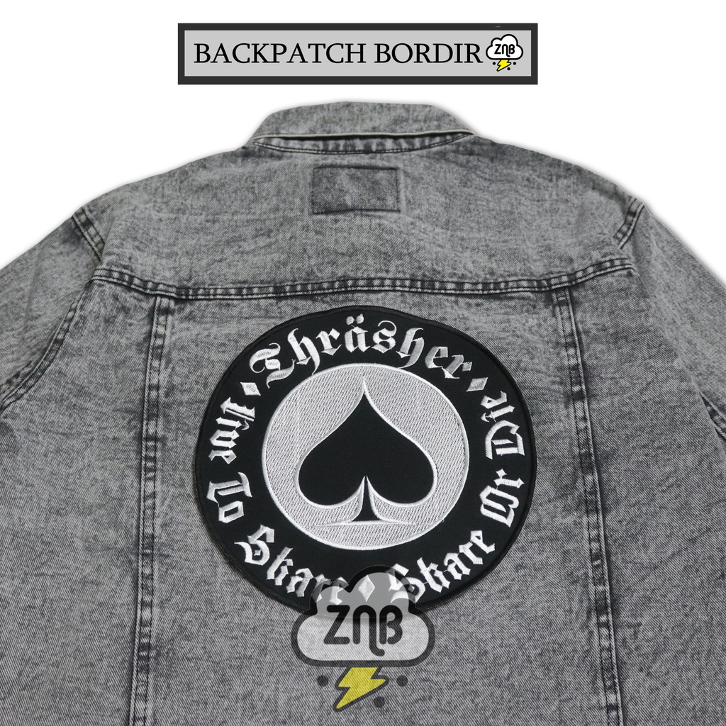 BACPATCH BORDIR BRAND LOGO BULAT EMBLEM BRAND TELARIS DAN BEST QUALITY