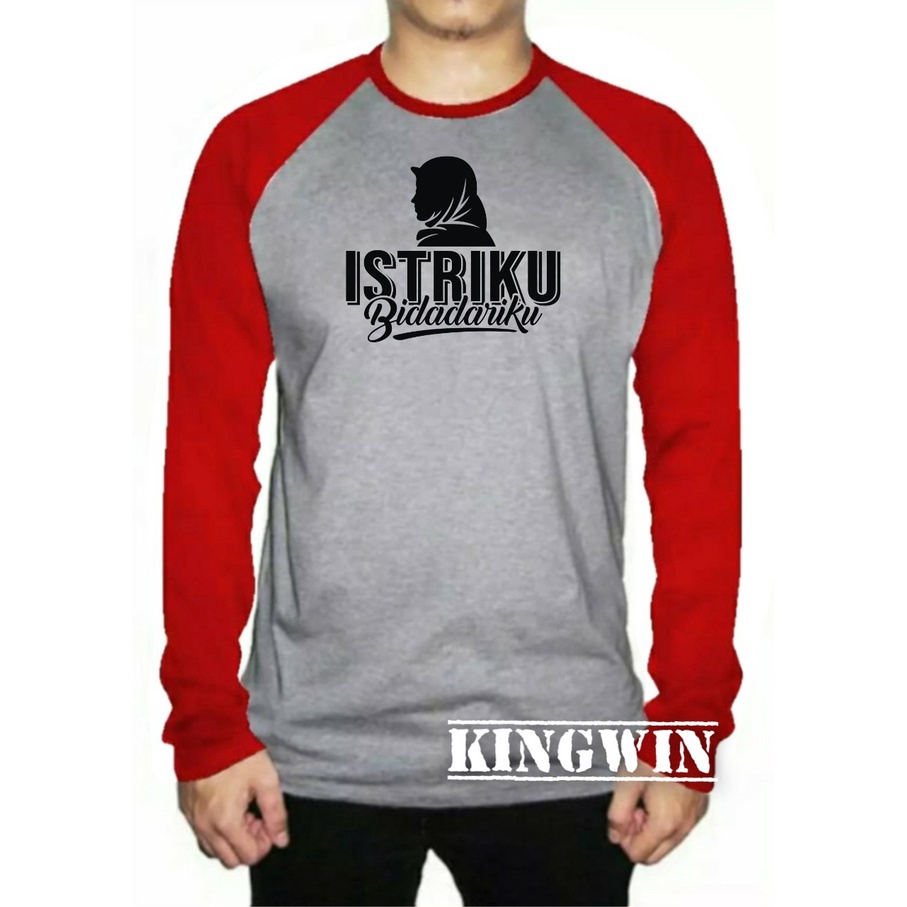 KAOS RAGLAN UNISEX LENGAN PANJANG DAN KARAKTER