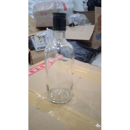 botol kaca ice land + tutup 100 pcs