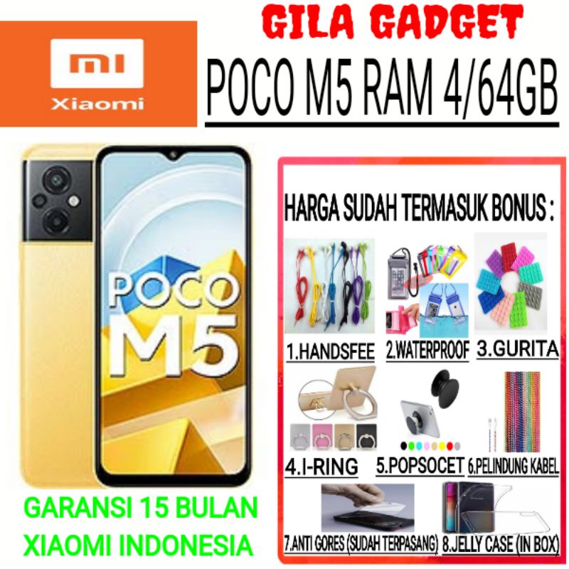 XIAOMI POCO M5 RAM 4/64GB GARANSI RESMI