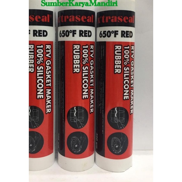 

Xtraseal Red RTV Silicone 650• F