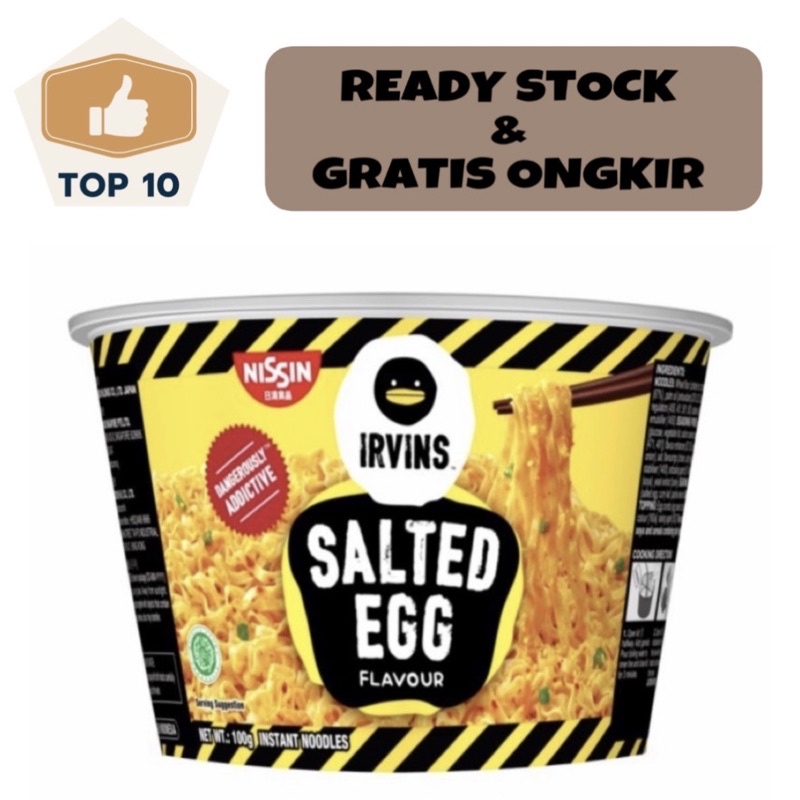 

IRVINS Salted Egg Instant Noodle 100g