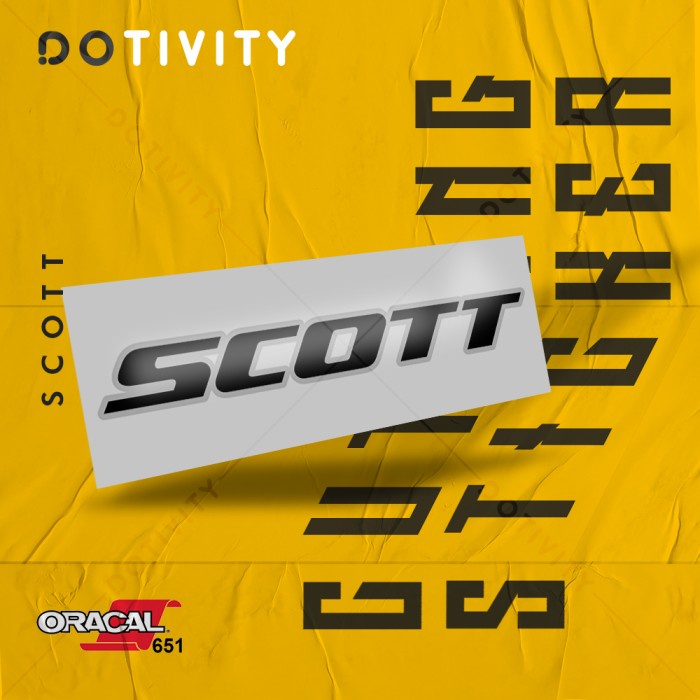 

Cutting Sticker SCOTT V4