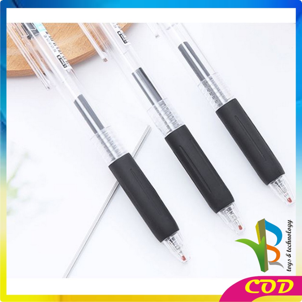 RB-A36 Pulpen Mekanik 0.5mm Gel Pen Pena Polos Mechanical Stationary Stationery Alat Tulis Sekolah Kantor